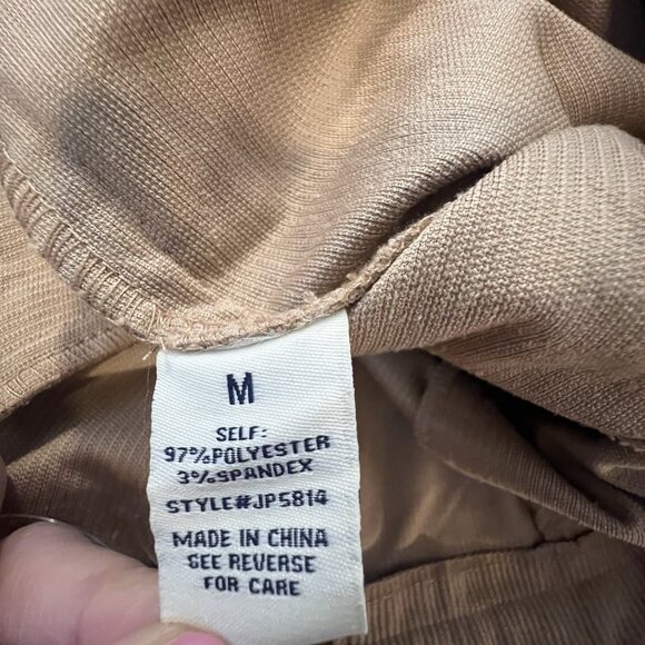 Jealous Tomato Women’s Brown Jumpsuit Medium Size Corduroy Y2K Flare Leg Zipper - Picture 12 of 14